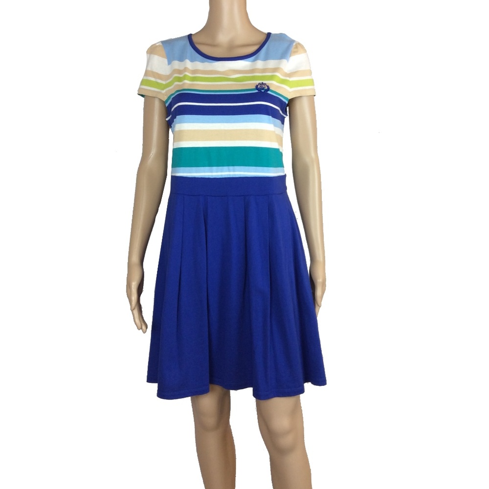 E-Land fit and flare dress